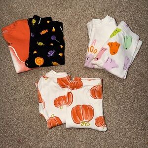 Old Navy Kids Pajama Set Lot - Orange, Black, White
